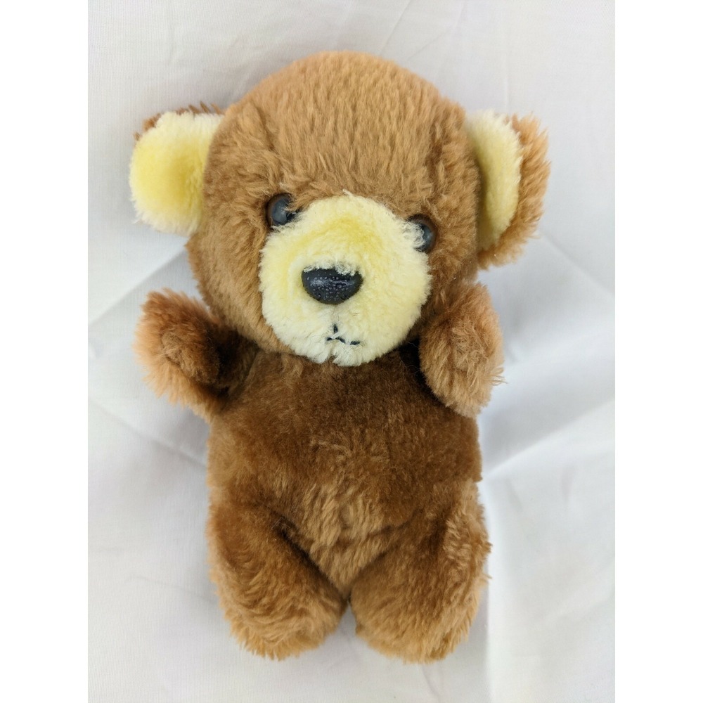 Karol Western Bear Plush 6.5 Inch Brown Stuffed Animal Toy